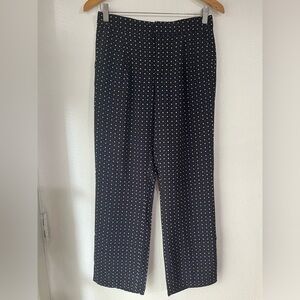 Joie slacks pants stars it navy white career office Sz 0